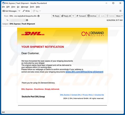 odd dhl|dhl shipment notification.